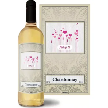 Víno Sablio Bílé víno Miluji tě: 0,75 l