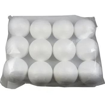 Výtvárné potřeby Polystyren koule 8cm / 12ks