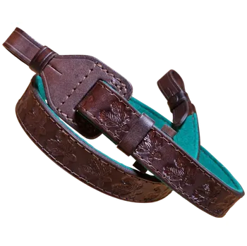 Příslušenství pro sportovní střelbu Kožený stahovací řemen na zbraň podšitý filcem Zubíček rozměr: XL