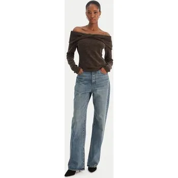 Dámský svetr Vero Moda Svetr Kaia 10333298 Hnědá Regular Fit L