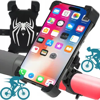 DRŽÁK NA TELEFON NA KOLO MOTORKU KOLOBĚŽKU OTOČNÝ SILNÝ