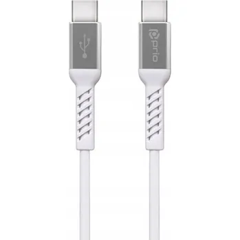 Datový kabel Kabel USB-C - USB-C, 1,2 m, bílý
