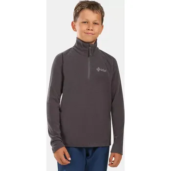 Chlapecká mikina Dětská fleecová mikina Kilpi ALMERI-J tmavě šedá 164