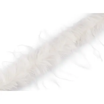 Všívací oděvní / dekorační kožešina s dlouhým chlupem šíře 6 cm METRÁŽ - 4 smetanová