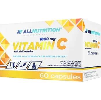 Fitness strava ALLNUTRITION Vitamin C 1000 mg + Bioflavonoids 60 Kapslí