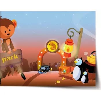 Plakát Sablio Plakát Dětský motiv 4 - 60x40 cm