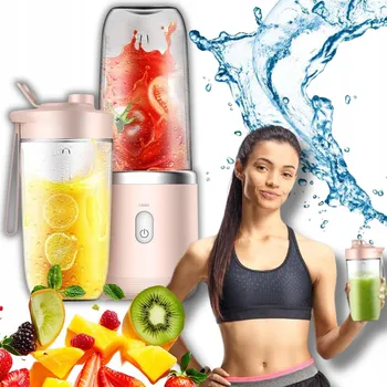 PŘENOSNÝ BEZDRÁTOVÝ MIXÉR 400ML 40W CESTOVNÍ