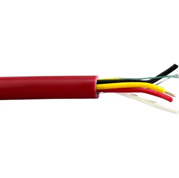 elektrický kabel Kabel J-Y(St)Y 2x2x0,8, červený - 1 m