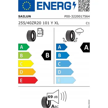 Letní osobní pneu Letní pneumatika Sailun Atrezzo Zsr 2 255/40R20 101 Y ochranný lem, zesílená (XL)