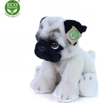 Dětské zboží Plyšový pes mops 30 cm ECO-FRIENDLY