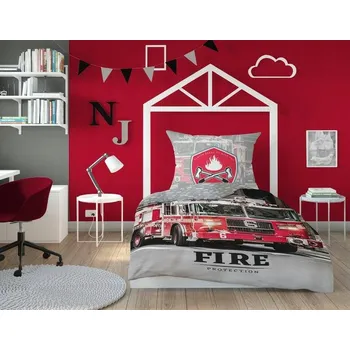 Povlečení Povlečení pro mládež HASIČSKÝ VŮZ 160x200