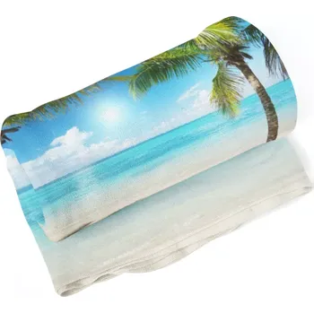 deka Sablio Deka Pláž s palmami - 150x120 cm