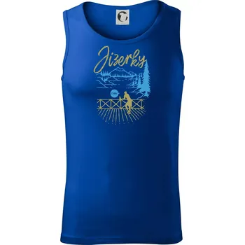 Jizerky - modrý les chill - Tílko pánské Core - XL ( Královská modrá )