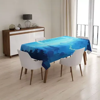 ubrus Sablio Ubrus FORTNITE Modré údolí s měsícem - 90x90 cm