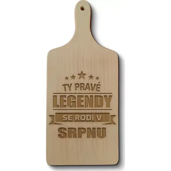 Kuchyňské prkénko Sablio Prkénko Ty pravé legendy se rodí v srpnu
