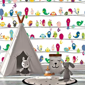 Tapeta Sablio Tapeta Ptáčci - 125x75 cm