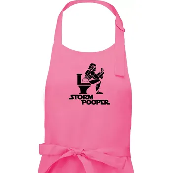 Kuchyňská zástěra SW - Storm pooper - Dámská zástěra na vaření - Univerzální velikost ( Růžová )