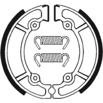 Nářadí na motocykly Brzdové čelisti TECNIUM Off-Road Organic - BA102 BA102