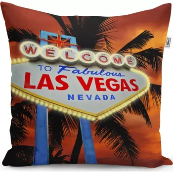 Polštář Sablio Polštář Fabulous Las Vegas - 40x40 cm