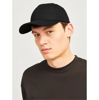 Kšiltovka Jack and Jones Adults Jacplain Baseball Cap Black Mens