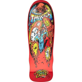 Skateboardová deska Deska SANTA CRUZ "Stranger Things Grabke Max Melting Clock" 9,7" - svítící Šířka v palcích: 9,7