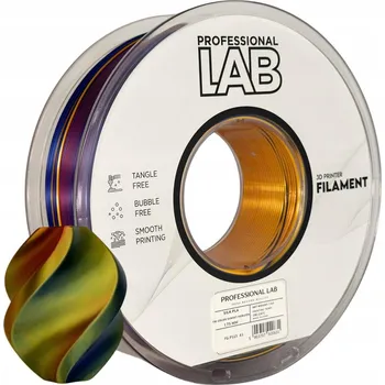 Filament Filament Silk PLA Tri Color Sunset Horizon zelený Prof. Lab 1,75mm 1000g