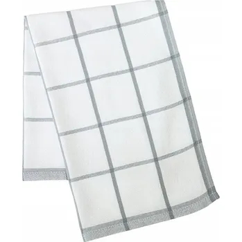 Utěrka Sada 5 kusů kuchyňských utěrek bavlna egyptská MŘÍŽKA 50x70 velká mřížka