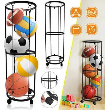 Úložný box STOJAN NA MÍČE, DRŽÁKY NA MÍČE, STOJANY NA BASKETBALOVÉ MÍČE