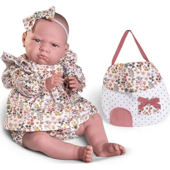 Panenka Novorozená panenka Berta s taškou, 52 cm MUNECAS ANTONIO JUAN