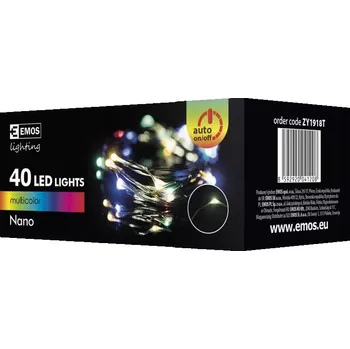 Vánoční dekorace Vánoční osvětlení na stromeček Emos pro venkovní použití 4 m 21 - 50 světel