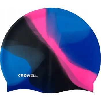 Plavecká čepice Plavecká čepice pro dospělé Silikonová Crowell modrá