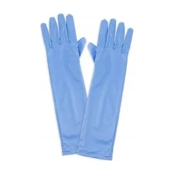Rukavice Dlouhé modré rukavice Elsa