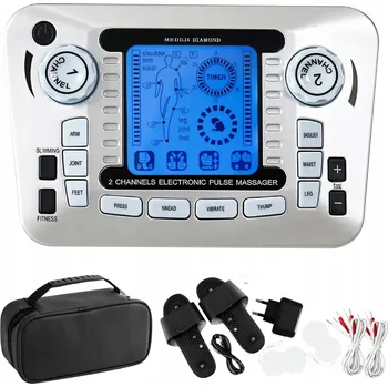 IP kamera DVOUKANÁLOVÝ ELEKTROSTIMULÁTOR TENS EMS ELEKTRODY SILNÁ SADA POUZDRO