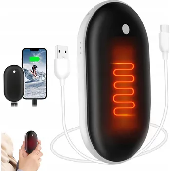 OHŘÍVAČ RUKOU POWERBANKA 5200MAH 2V1 VYHŘÍVÁNÍ 3 REŽIMY ZIMA USB