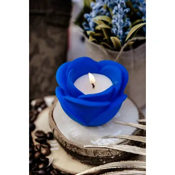 Svíčka SOJOVÁ VONNÁ SVÍČKA S DŘEVĚNÝM KNOSTEM V SÁDROVÉM OBALU