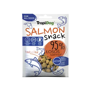 Pamlsek pro psa Tropical Pamlsek TropiDog Salmon Snack Dog 70g