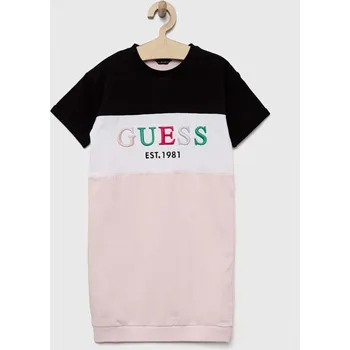 Dívčí oblečení Dívčí šaty Guess J3YK06.KA6V3.9BYX růžová 30X, vel. 167