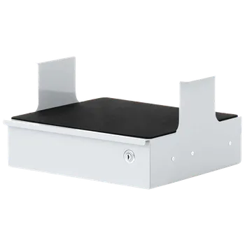 Zásuvkový kontejner Liftor Safety, uzamykatelný šuplík bílý