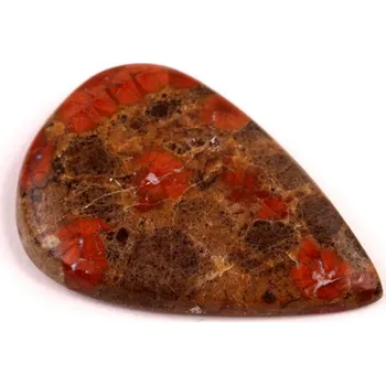 Přírodní kámen Kabošon Mexican Peanut Wood č.7645 (33x22x5mm)