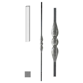 KOVIAN, s.r.o. DOPREDAJ tyč 12 x 12 x 900 mm, kovaná