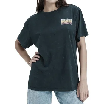 Dámské tričko tričko Roxy Sunnyoversize Optic Wash - KVJ0/True Black L