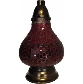 Svíčka Hřbitovní Svíčka na náplň WITRAZ KARAFA karafa GOLD PREMIUM krásná ZLATÁ ILUMINI