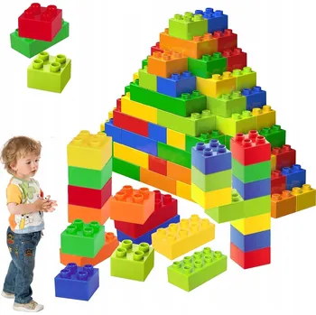 ostatní stavebnice Velké stavebnice pro nejmenší, stavební čtverce a obdélníky