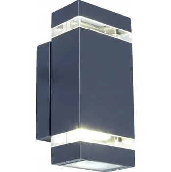 Nástěnné svítidlo Venkovní nástěnné svítidlo Lutec šedé s integrovaným LED zdrojem 8 W