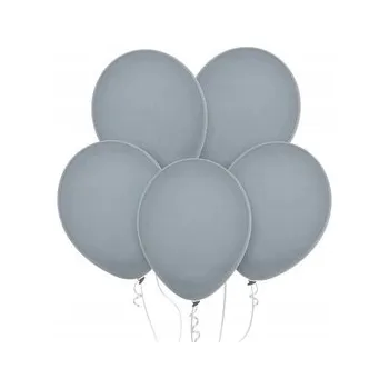 Balónek Balónky Decomex 11", pastelově šedé, 100 ks