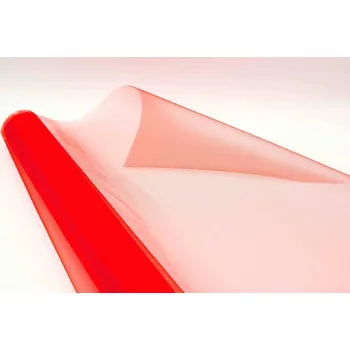 Organza - červená - šířka 36 cm