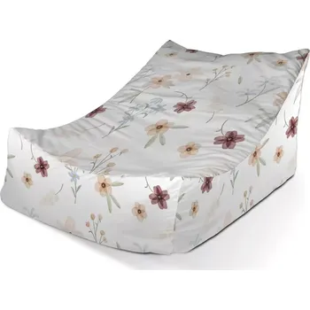 Sedací pytel Sablio Sedací vak Lounge Romantické květy - 80 x 95 x 50 cm