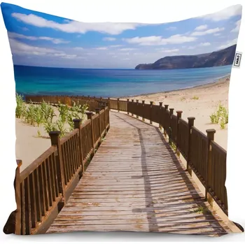 Polštář Sablio Polštář Chodníček na pláž - 40x40 cm