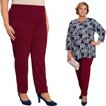 Dámské spodní prádlo Společenské kalhoty bordó barvy velikost 60