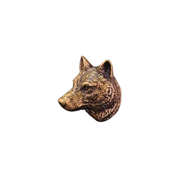 Zubíček Hlava vlka (odznak na klobouk)